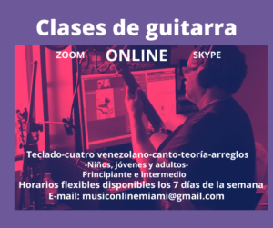 Online guitar lessons